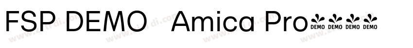 FSP DEMO   Amica Pro字体转换